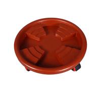 Ysyqkn Maceta con Ruedas, Carrito para Plantas, Soporte Rodante para Plantas, Plato para Maceta con Ruedas para El Hogar, Jardín E Interiores, Diámetro Exterior 40 cm.