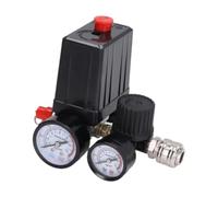 Ysyqkn Válvulas de Presión Interruptor Regulador de Compresor de Aire Interruptor de Control Reductor Piezas Metálicas Función Práctico Fácil Instalación Com, 16cmx10cm