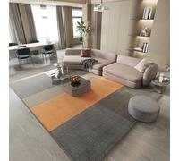 YUANWAN Alfombra Antideslizante 90 x 100 cm Lavable Antideslizante y Resistente Alfombra de Felpa Modernas de Interior Alfombras Pasillo para Salón Dormitorio, 4