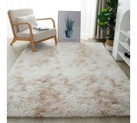 YUANWAN Alfombra Dormitorio 180 x 220 cm Antideslizante Resistente Alfombra de Cama para Dormitorio Alfombra Dormitorio para Interiores Estar Habitación, Beige