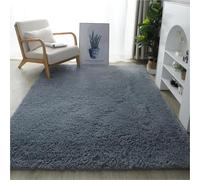 YUANWAN Alfombra Moderna 80 x 90 cm Lavable y Antideslizante Alfombras de Habitacion Lavables y Antideslizante para Salon Habitacion Exterior Pasillo, Gris