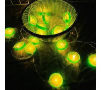 YUANYUYING Guirnalda de Luces de Frutas, Rodajas de Limón con 20 LED, Ideal para Jardín, Bodas, Dormitorios, Fiestas de Cumpleaños y Navidad (verde)