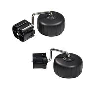 YUCKMZ Montaje de rueda 2 piezas Conjunto de rueda para rueda de robot cortacésped Compatible con Husqvarna Automower 115H 589300801 Plástico ABS Negro