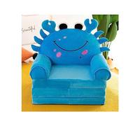 YUDIZWS Sofá Plegable para niños de Dibujos Animados, sofá para niños Plegable Forma de Felpa para niños Sofá Respaldo Sillón Cama tapizado 2 en 1 Asiento de sofá Abierto para bebés Bebés Niñas,I