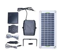 YUEHISY Calentador Solar Portátil de 30 W con Panel de Silicio Monocristalino, Calefactor con Caja de Baterías, Ideal para Acampar Al Aire Libre o para Casas de mascotas.