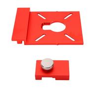 YUEHISY Guía de Enrutador Adaptador de Riel Aleación de Aluminio para | La conexión estable elimina espacios para cortes rectos precisos, aluminio mecanizado CNC con acabado anodizado.