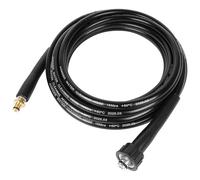YUET Manguera de Alta Presión de 5M compatible con Lavadora de Alta Presión para Kärcher K2, K3, Conexiones con Sistema de Conexión Click Manguera de Extensión, M22 con Enchufe 10mm