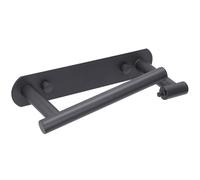 YUET Portarrollos para Papel higiénico Autoadhesivo o Montado en la Pared | Portarrollos Baño, Doble Poste Giratorio, Soporte Colgador Acero Inoxidable, Porta Papel Higienico Sin Taladro (Gris)