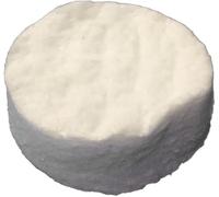 YUETTYY Esponja de lana de cerámica para chimenea, esponja redonda de cerámica para chimenea de bioetanol, caja de seguridad de 8,6 x 2,5 cm (10 unidades)