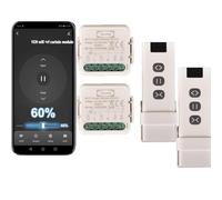 Yueyang Interruptor de cortina Wifi Rf Tuya Smart Life Módulo de persiana enrollable 433 MHz Mando a distancia, para puertas y ventanas de garaje Alexa (2)