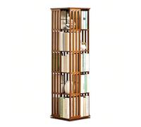 YUJEYHD Estantería Libros Giratoria 360° para Niños, Estante de Rincón 4/5 Niveles, Libería de Pie para Salón, Habitación Infantil y Oficina, Unidad de Almacenamiento Multifuncional (5 Niveles)