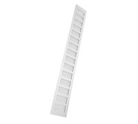 YUKERMARB Rejilla de Ventilación 600x80mm Aluminio Aleación Perforada | Aleación de Aluminio, Resistente a la Corrosión, Pretaladrada, Rejilla de Lamas, Gabinetes, Base para Refrigerador,