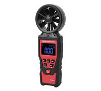 YUKERMARB ST6816 Anemómetro Digital ABS Medidor de Velocidad del Viento 0,4 a 30 M S LCD Max Min Promedio Retención de Datos Probador de Temperatura del Viento para Vela Volar Cometa Windsurf