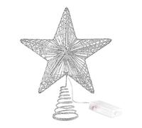 Yulokdwi del Árbol de Navidad | Decoraciones LED Alimentadas por Baterías | Estrella con Luces LED para la Cima del Árbol de Navidad,para Fiestas Bodas Oficina Año Nuevo Vacaciones Bar Hogar