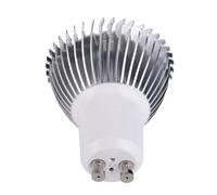 YUMILI Full Spectrum E27/E14/GU10 85-265V 18W 18 LED Luz de Cultivo Flor Planta Crecimiento Hidropónico Bombilla (GU10)
