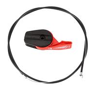 YUMILI Kit de repuesto universal de 65 pulgadas para cortacésped de jardín, kit de repuesto para el control del interruptor del cable del acelerador para cortacésped de jardín (rojo)