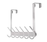 Yumore - Percha de acero inoxidable resistente para abrigos, batas, sombreros, toallas, colgador de toallas, fácil de instalar, ganchos de baño para ahorrar espacio.