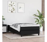 YunCangg Colchón de muelles ensacados medio, 120 x 190 x 20 cm, tejido negro con núcleo de espuma fría, transpirable, elástico, para cama individual, dormitorio, comodidad y respaldo