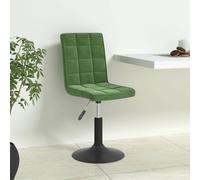 YunCangg Juego de 6 sillas de comedor giratorias de terciopelo verde oscuro con estructura de acero, altura ajustable, acolchada, ergonómica, para cocina, salón, oficina, diseño moderno, fácil de