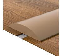 YUNHEST Tira De Bandas De Borde Autoadhesiva De PVC De 1 Metro De Largo, Tira De Sellado De Huecos Multiusos, Tira De Alféizar De Puerta Antideslizante Flexible(Brown,40mm)