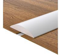 YUNHEST Tira De Bandas De Borde Autoadhesiva De PVC De 1 Metro De Largo, Tira De Sellado De Huecos Multiusos, Tira De Alféizar De Puerta Antideslizante Flexible(White,50mm)