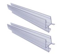 Yunhgft 2 Piezas Burlete Puerta Ducha Tira Impermeabilizante Transparente Protector Fugas Fácil Instalación PVC Adecuado para Baño Puerta Corredera Oficina, 6mm