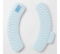 Yunhgft Tapa Inodoro Acolchada, Almohadilla para Inodoro Espuma EVA, Protector WC para Todas, 42x38x2.5 cm, Azul, Dos piezas