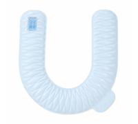 Yunhgft Tapa Inodoro Acolchada, Almohadilla para Inodoro Espuma EVA, Protector WC para Todas, 42x38x2.5 cm, Azul, Forma de U