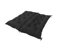 Yunmeryker Cojín Asiento para Silla Colgante Hamaca Silla Colgante Huevo Balcón Jardin Exterior Cubierta de Almohada Lavable Material Poliéster Relleno Algodón, Negro, Individual