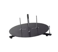 Yunmeryker Dispensador de Cable Portátil Soporte para Bobinas Prevención de Torsión Estructura Metálica Compacta Bandeja de Descarga Adecuado para Electricistas, 1 Nivel 39cm