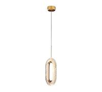 Yunmeryker Lámpara Colgante Diseño Minimalista Materiales Resistentes Y Fácil Instalación Cable Regulable Adecuada para Decoración de Dormi, Elíptica 3 colores