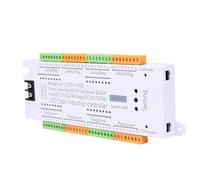 Yunseity Controlador de Luz de Escalera LED con Sensor de Movimiento de 32 Canales para Iluminación de Escalones Interiores, Módulo de Activación Secuencial Automática DC12V 24V con Configuración de