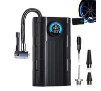 yupeuooe Inflador de neumáticos y Bomba de Aire eléctrica para Coche - Accesorios portátiles Inteligentes con Cable para automóvil