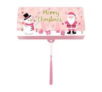 yupeuooe Tarjetas De Dinero Navideñas | 10 Compartimentos De Papel De Santa Para Fiestas - Sobres de Dinero con Muñecos de Nieve Navideños | Para Hogar Oficina Escuela Boda Cumpleaños Evento Fiesta