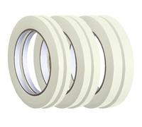 Yuqilin 6 Piezas Cinta De Carrocero Masking Tape Cinta Pintor, Blanco Desgarrable Sin Residuos Tres Tamaños Para Renovación De Muebles Fijación De Pinturas Artísticas Fijación De Embalaje