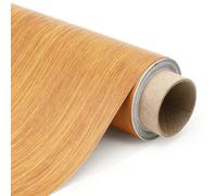 Yuragim Lámina autoadhesiva para muebles, aspecto de madera, 40 x 300 cm, lámina autoadhesiva para muebles, aspecto de madera clara, lámina decorativa de PVC para muebles, pared, cocina, encimera