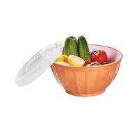Yurosuis Ensaladeras Grandes, Cuencos redondos para pasta de 46 oz, Cuencos aptos para lavavajillas y congelador para aperitivos, platos de caramelo, cuencos para servir ensaladas