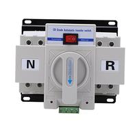 Yusat Interruptor automático de transferencia de doble potencia 2P, 63 A con bloqueo mecánico para uso en la industria doméstica
