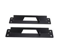 Yusat Soportes de Montaje Pequeños para Toughbuilt Stacktech, Heavy Duty | Compatible con Cajas Stacktech Toughbuilt, Construcción Gruesa de Hierro Fundido, Acabado Negro Resistente Al óxido,