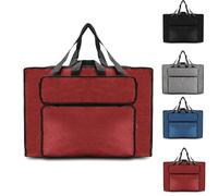 YushengTai Bolsa de Tabla de Dibujo A3, Impermeable Multifuncional Bolsa de Dibujo, Bolsa para Tablero de Dibujo para Transporte y Protección con Bolsillo Latera para Utensilios de Arte (A2/Rojo)