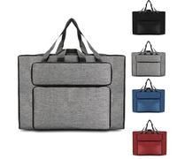 YushengTai Bolsa de Tabla de Dibujo A3 Impermeable Multifuncional para Transporte y Protección Con Bolsillo Lateral para Utensilios de Arte (A3/Gris)