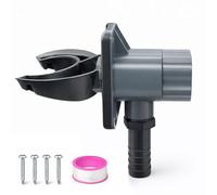 YushengTai Colector de agua de lluvia de 70-110 mm, colector de lluvia para 80 m² de superficie de techo y barril de lluvia, robusto colector de agua de lluvia con conexión universal