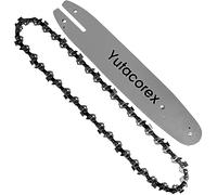 Yutacorex Barra guía de motosierra de 10 pulgadas y combo de cadena, accesorios de repuesto para Remington 106821A; rm1015ps; RM1025SPS; sustituye a 097567-01 10SB; 540524 y 795-00112; compatible con