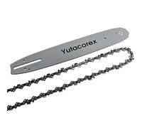 Yutacorex Combo de barra guía de motosierra de 12 pulgadas y cadena, accesorios de repuesto para DEWALT DCCS620B, DCCS620P1, compatible con BLACK+DECKER LCS1240, se adapta a WORX WG381, se adapta a