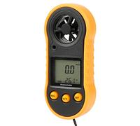 YUYTE Anemómetro Digital GM818 Medidor de Velocidad del Viento Portátil con Retroiluminación LCD y Goma Suave para una Medición Precisa de la Velocidad