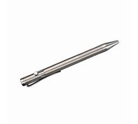 YUYTE Bolígrafo Portátil Smootherpro, Bolígrafo de Aleación Portátil, Herramienta de Escritura para Viajes Al Aire, Uso en la Oficina y Hombres y Mujeres (SILVER)