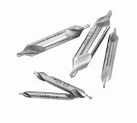 YUYTE Broca de Centro Juego de 5 Brocas Centrales de Acero de Alta Velocidad, ángulo de 60 Grados, Ideal para Operaciones de Metalurgia y Torno, para Crear Agujeros de Inicio y Hendiduras