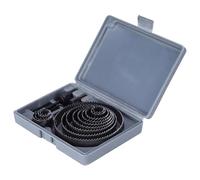 YUYTE Circulares Coronas Perforadoras [Modelo Actualizado 2024] Juego de Sierras Perforadoras de 17 Piezas - Brocas de Carburo Tratadas Térmicamente para Carpintería, Plástico y Placas de Yeso -