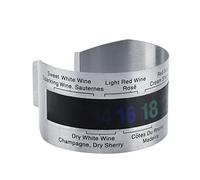 YUYTE Elegante Acero Inoxidable con Pantalla LCD para Temperatura Corporal y del Biberón - Diseño de Pulsera Portátil