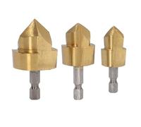 YUYTE Elevacion PPR Brocas [versión de Actualización 2024] Juego de 3 Brocas de Elevación PPR/Vástago Hexagonal de 4 Pulgadas - Abridor de Orificios Alto para Tubería - Durabilidad Robusta con